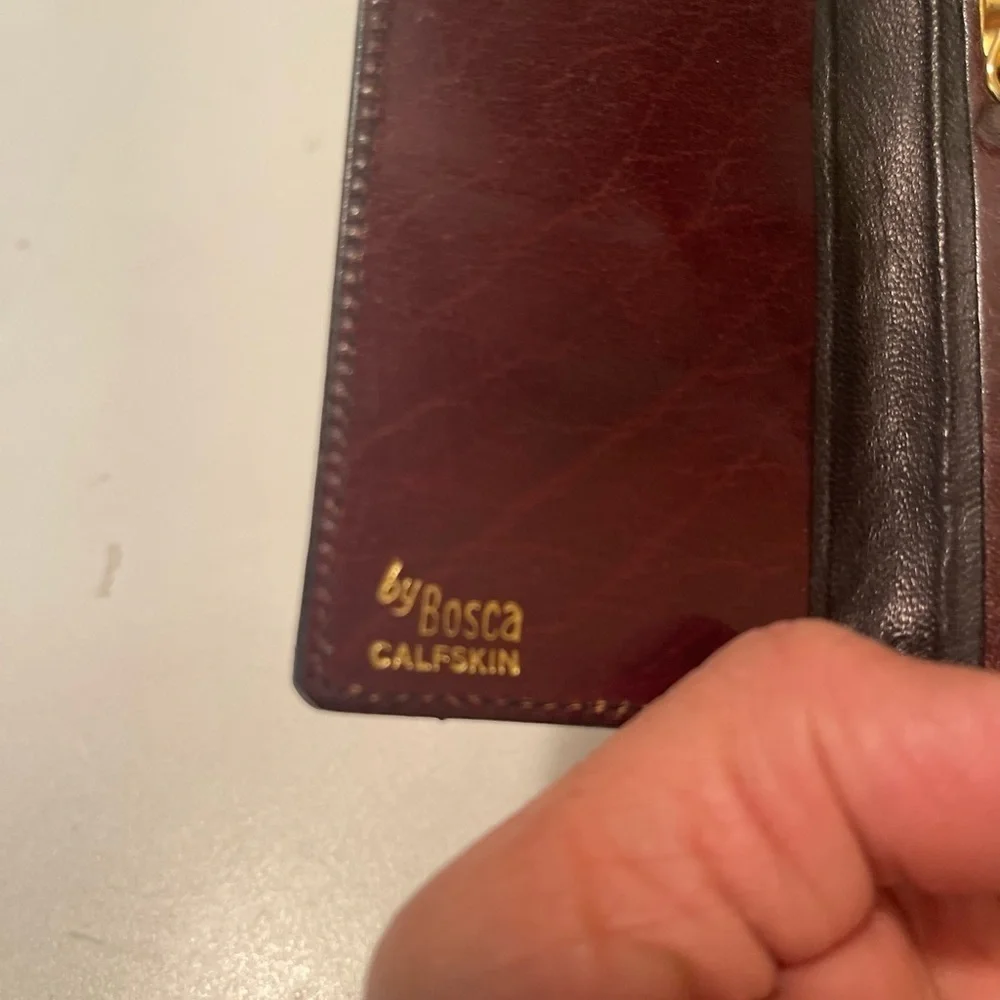 Bosca beautiful new keyholder with packets. seude with brown leather